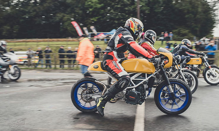 Bike Shed’s race event went large for 2019. BikeSocial built a bike… it lasted one lap