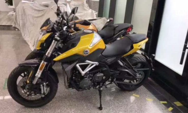 Revamped Benelli TNT 600 spotted in China