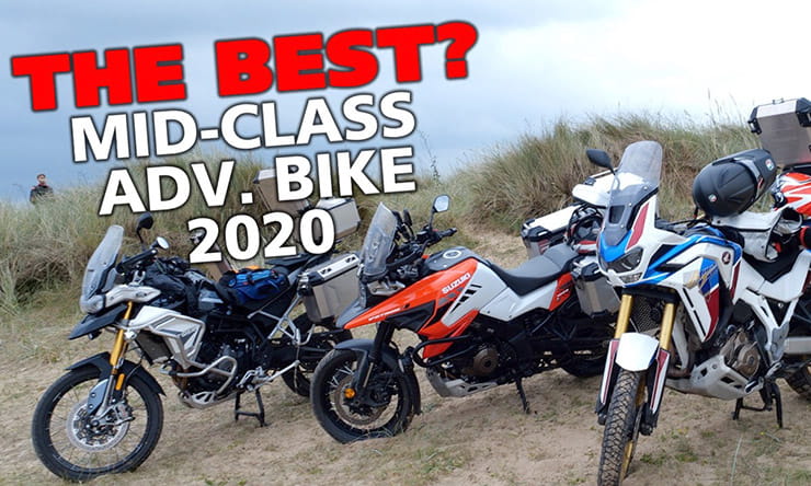 The three new 2020 ‘mid-range’ adventure bikes from Honda, Triumph and Suzuki go head-to-head, on and off-road. We also look at their rivals.