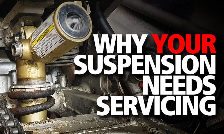 Can you repair the shock absorber on your motorcycle? Bike suspension can often be rebuilt for as-new performance; full review of K-Tech suspension service