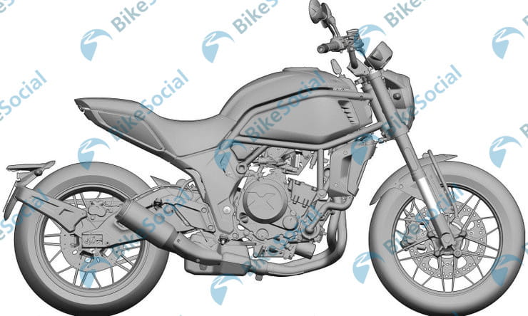 CFMoto 700cc twin revealed in design drawings