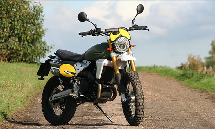 Fantic Caballero Rally  – the seven grand, single-cylinder, 500cc scrambler with extra off-road ingredients