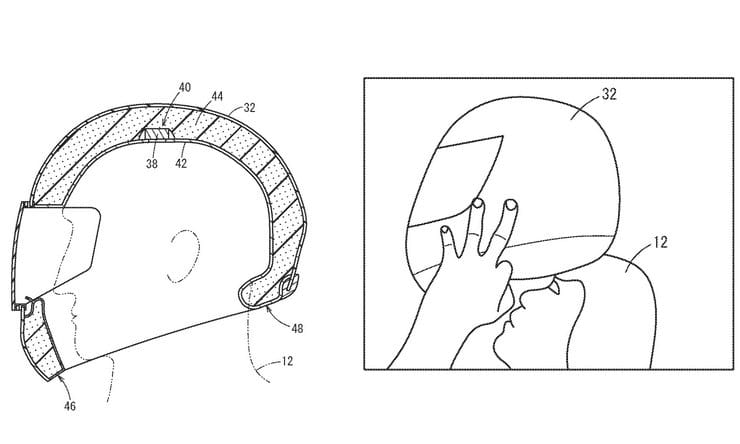 Face Recognition Helmet Honda Patent BikeSocial