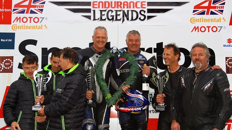 Podium at Endurance Legends