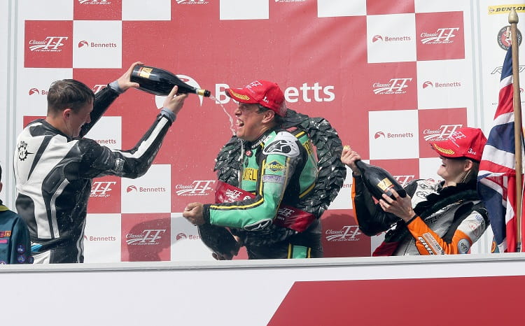 Podium shot Classic TT