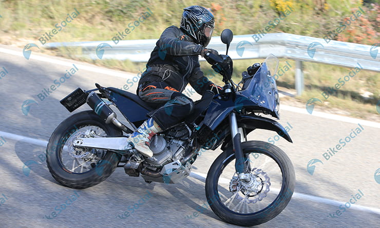 KTM 390 Adventure spied