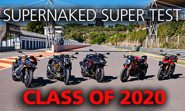 Five of the most powerful unfaired production bikes ever made go head-to-head on road and track in this ultimate 2020 super naked group test. Which will come out on top?