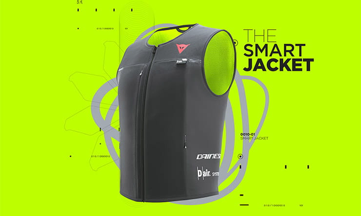 New Smart Jacket D-air vest can be worn under or over any garment