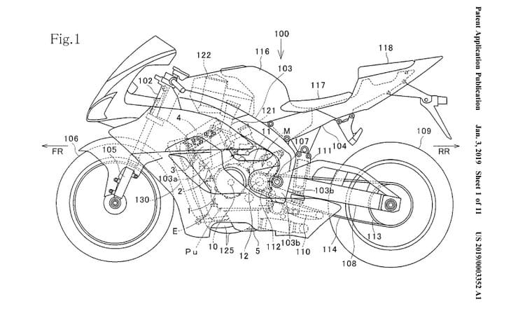 Honda patent application shows VTEC superbike